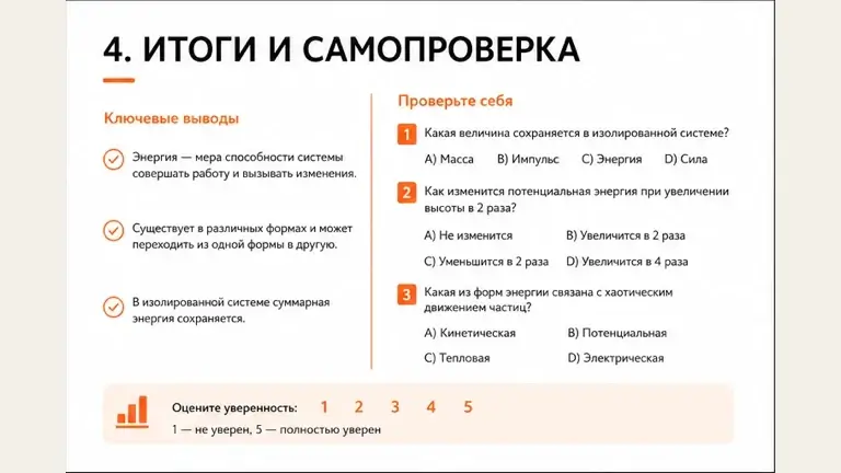 Пример слайда «Учебная презентация»: Итог